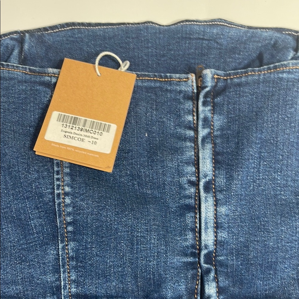 Reformation Strapless Denim Tube Dress - Picture 6 of 7